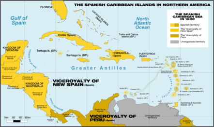 Spanish_Caribbean_Islands_in_the_American_Viceroyalties_1600