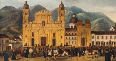 Plaza Mayor de Bogota.1840