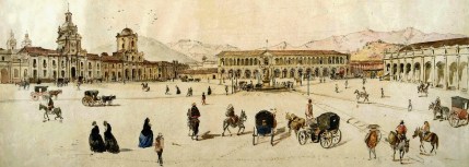 antigua-2-santiago-plaza-independencia-selleny-expedic-novara-1859