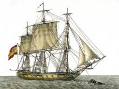 corbeta española 24 cañones