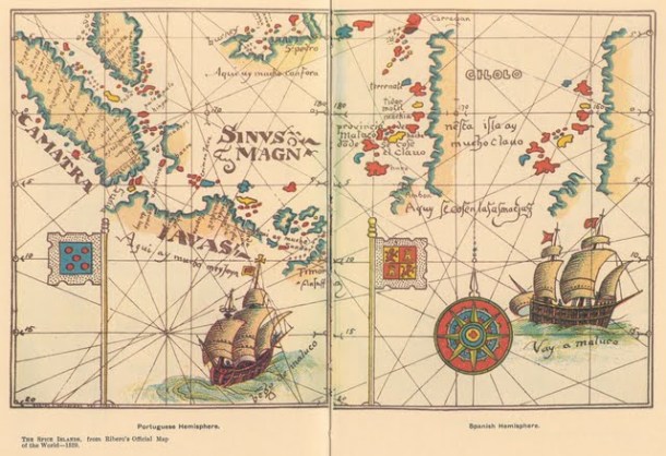 1529-diego-ribero-delimitacion-de-las-zonas-de-influencia-portuguesa-y-la-espanola-en-tordesillas-islas-molucas-de-las-especias-en-territorio-espanol