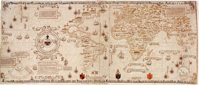 mapa diego ribero 1529