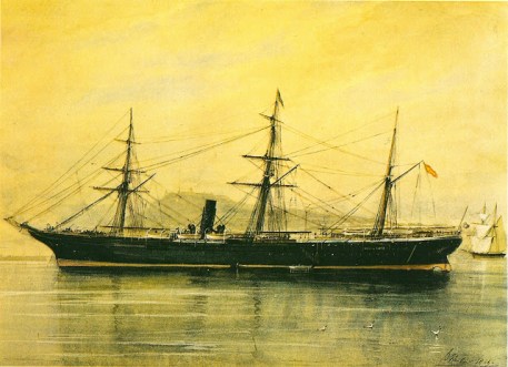 Vapor Antonio Lopez Antonio Lopez .Vapor correo de la Compañia Transatlantica