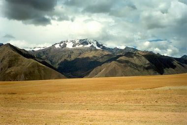 nevado de chicon desde pampa maras