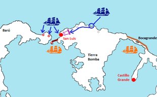 bombardeo al san luis