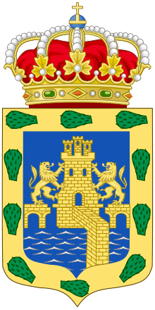 La imagen tiene un atributo ALT vacío; su nombre de archivo es coat_of_arms_of_mexico_city_viceregal.svg_.png