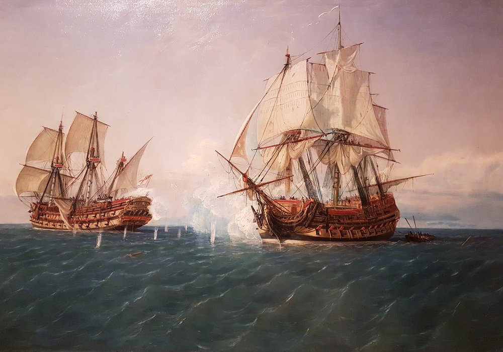 La imagen tiene un atributo ALT vacío; su nombre de archivo es combate-del-navio-espanol-catalan-con-el-britanico-mary.jpg